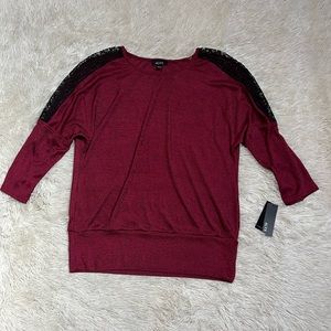 🌹🖤❤️‍🔥 Alyx wine red evening blouse🍷🖤✨